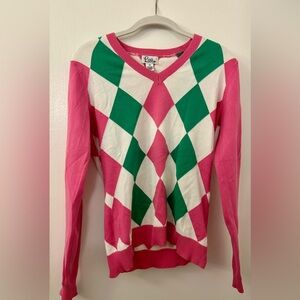 Lilly Pulitzer Checkered Nancy Sweater Size XS